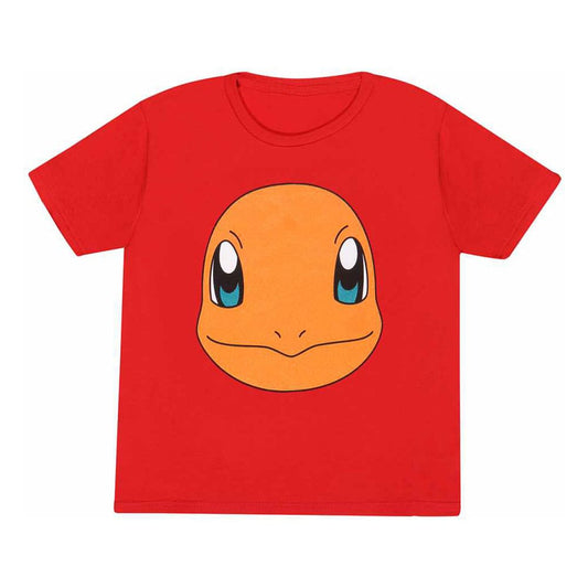 Pokémon T-Shirt Top Salamèche Face