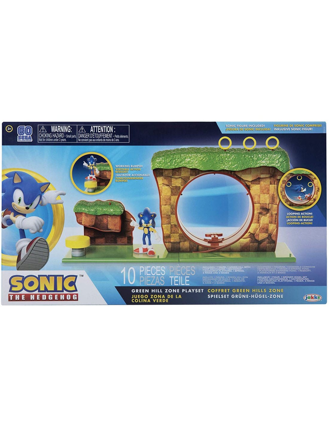 🌿 Sonic - The Hedgehog Playset Green Hill Zone 🌿