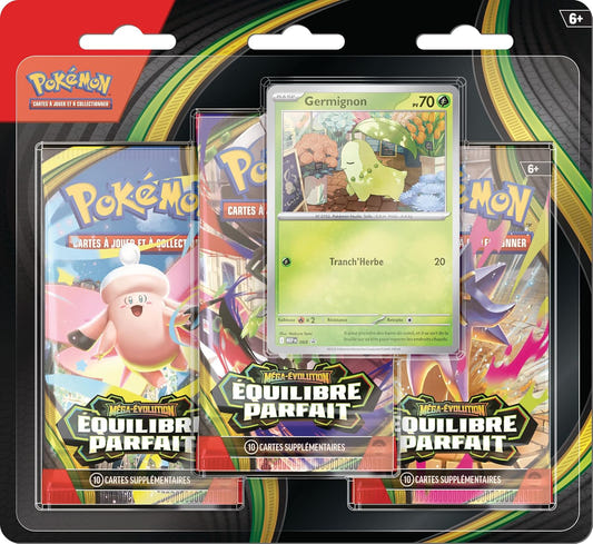 Pokémon - Tri Pack ME03 Équilibre Parfait : Germignon – image produit 1
