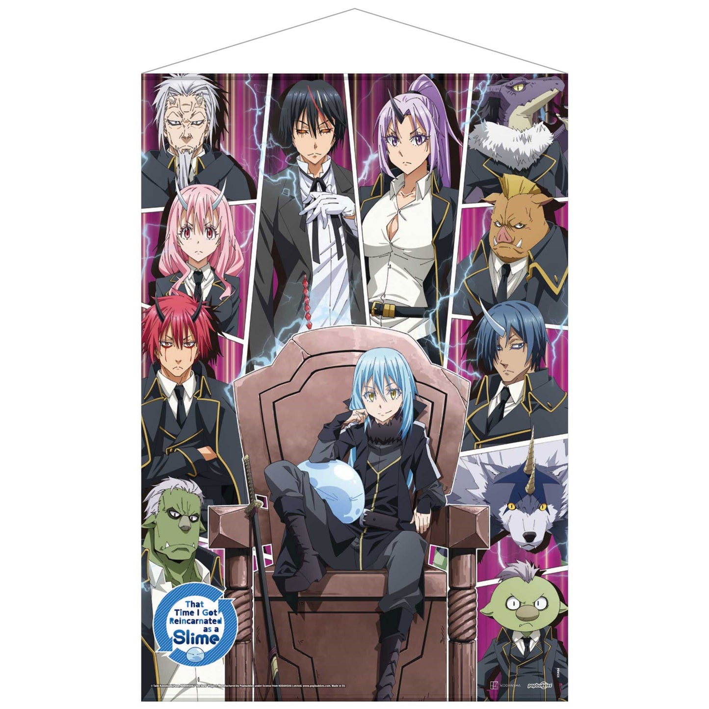 🟣 That Time I Got Reincarnated as a Slime Wallscroll Key Art S2 61 x 91 cm 🟣