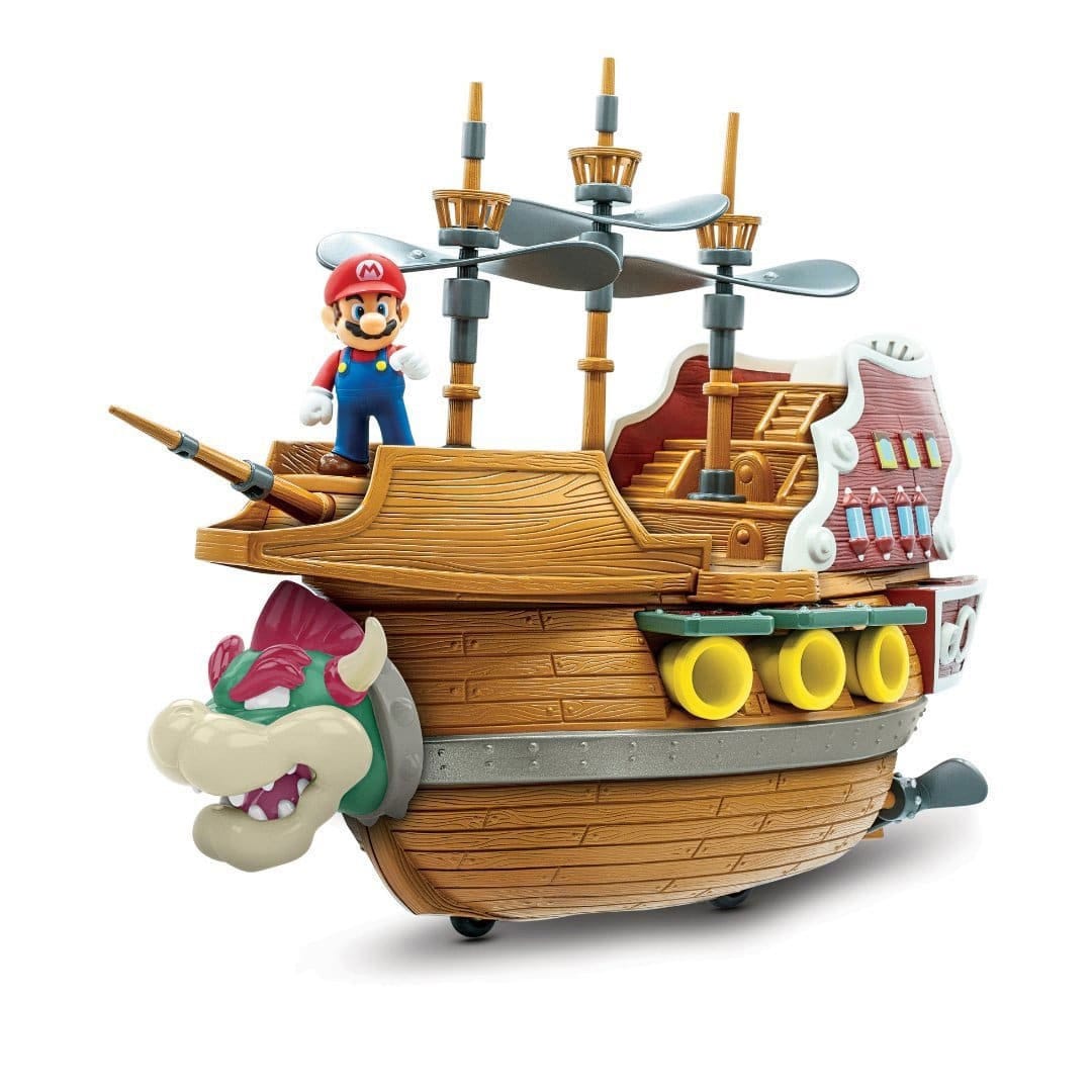 🚀 World of Nintendo Super Mario Playset Bowser's Airship Deluxe 🚀