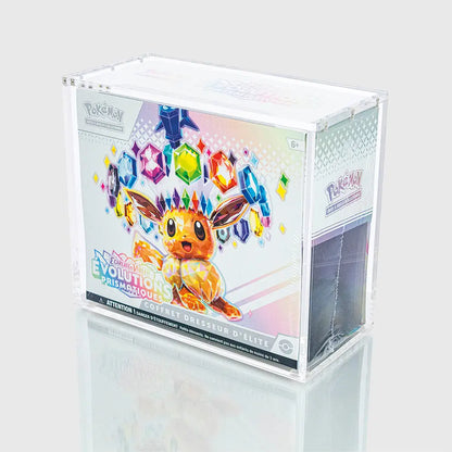 Boîte Acrylique pour Coffrets ETB Pokémon – Présentoir Transparent Haute Qualité Phoenix Shield