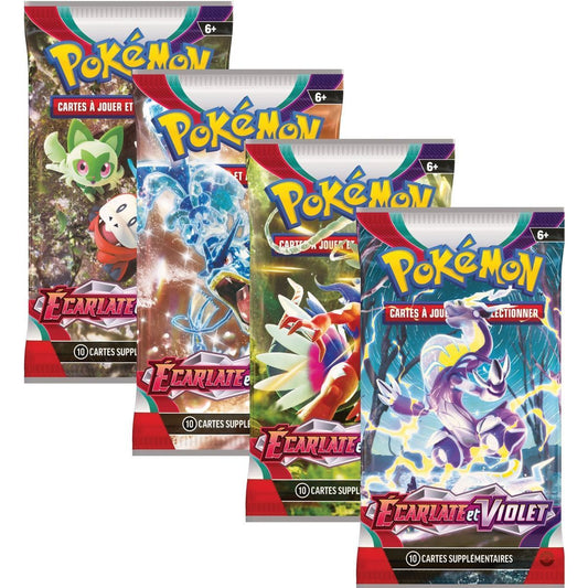 Pokémon – Booster EV01 : Écarlate & Violet (Modèle aléatoire)