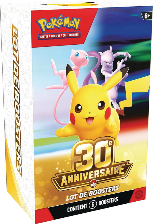 Pokémon – Bundle de 6 Boosters ME05.5 : 30ᵉ Anniversaire – FR – image produit 1