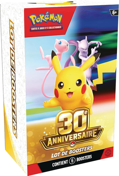 Pokémon – Bundle de 6 Boosters ME05.5 : 30ᵉ Anniversaire – FR