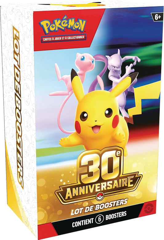 Pokémon – Bundle de 6 Boosters ME05.5 : 30ᵉ Anniversaire – FR – image produit 1