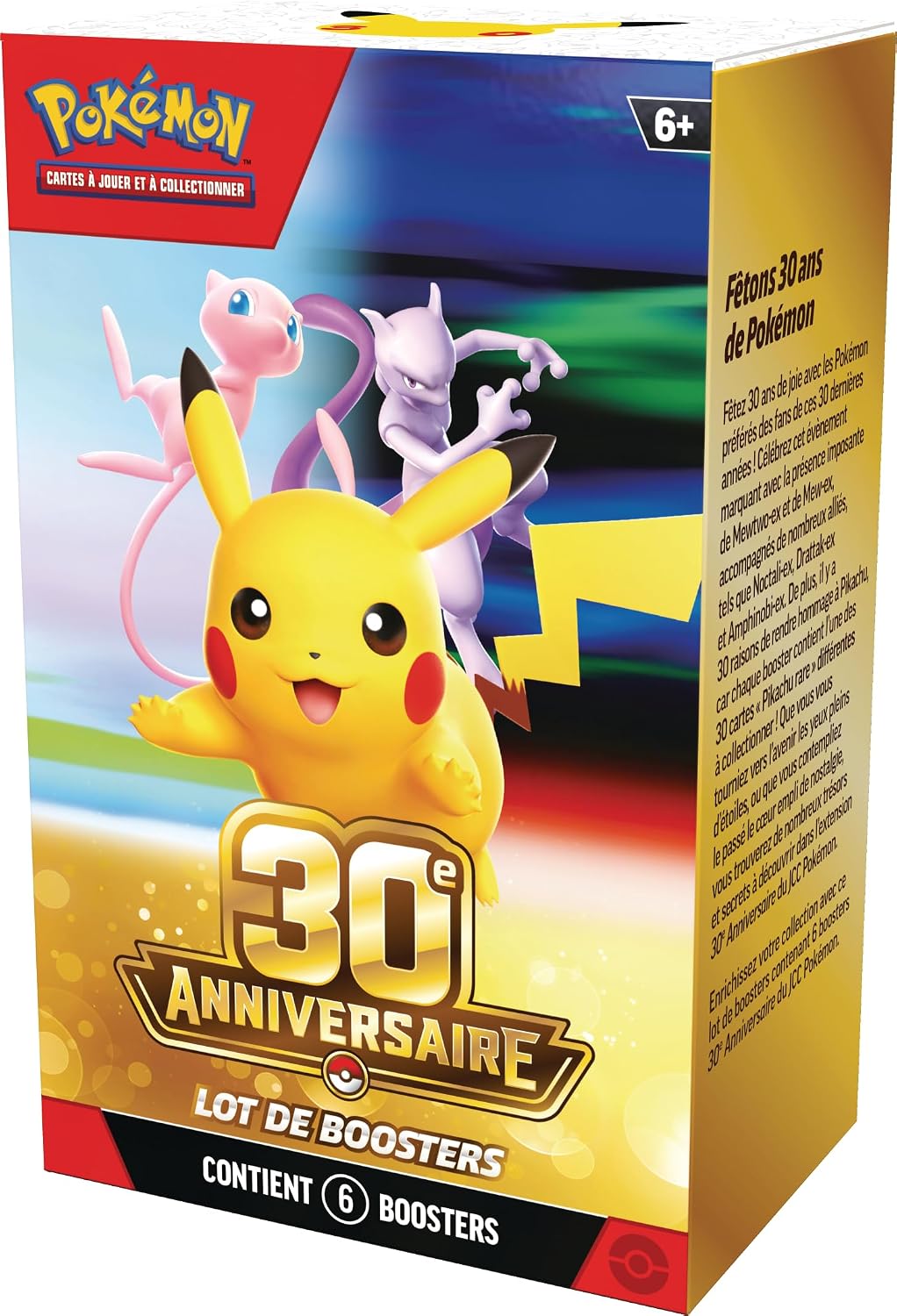 Pokémon – Bundle de 6 Boosters ME05.5 : 30ᵉ Anniversaire – FR