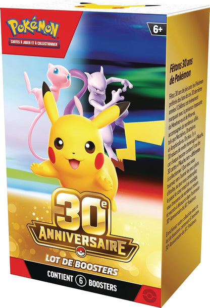 Pokémon – Bundle de 6 Boosters ME05.5 : 30ᵉ Anniversaire – FR
