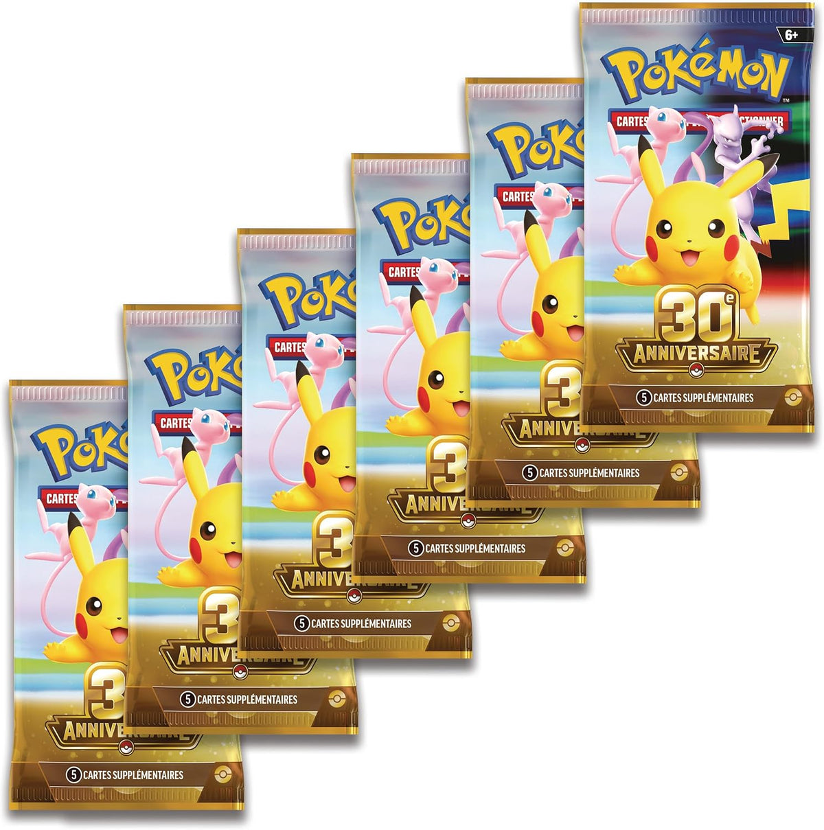 Pokémon – Bundle de 6 Boosters ME05.5 : 30ᵉ Anniversaire – FR