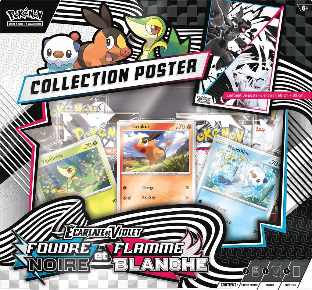 Pokémon – Coffret Poster EV10.5 : Vipélierre , Gruikui & Moustillon