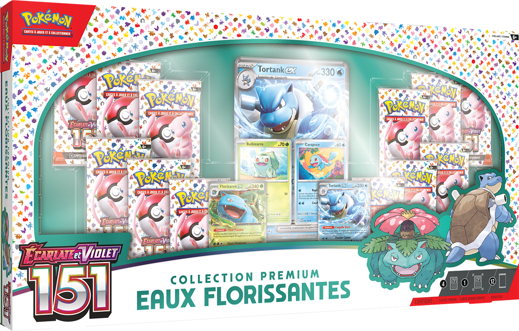 Pokémon – Coffret Collection Premium : Eaux Florissantes  Extension 151 (EV03.5)