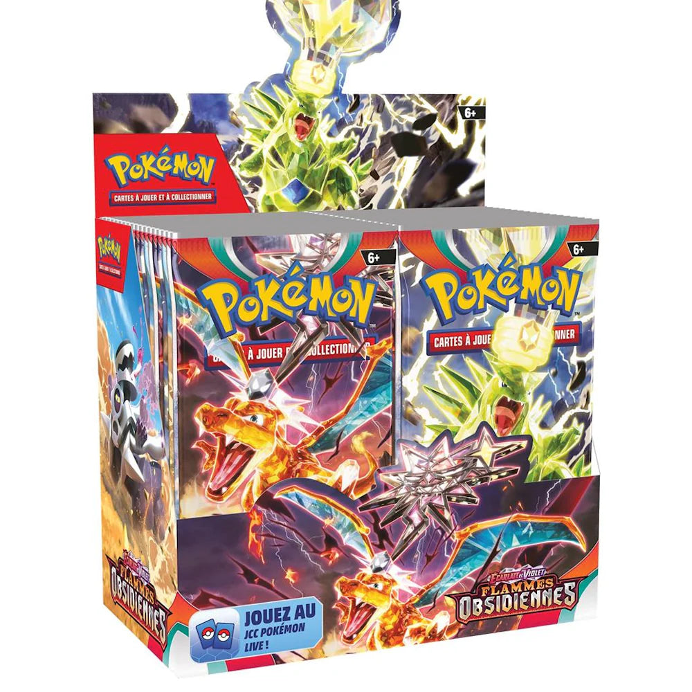 Pokémon - Display de 36 boosters EV03 : Flammes Obsidiennes