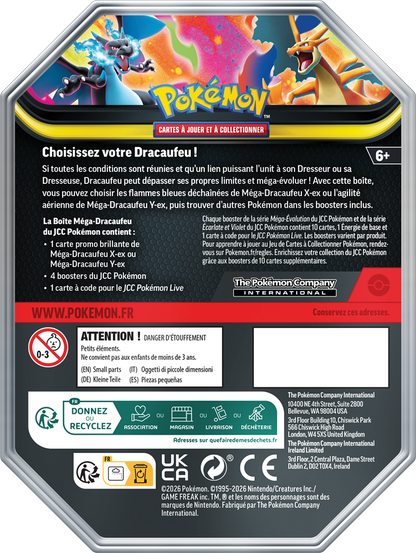 Pokémon – Lot de 2 Pokébox Février 2026 : Méga-Dracaufeu X&Y