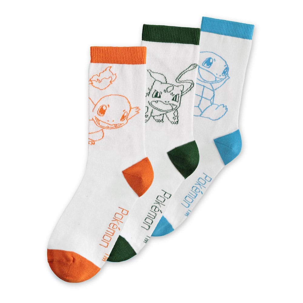 Pokémon Chaussettes Pack (3 Pièces)