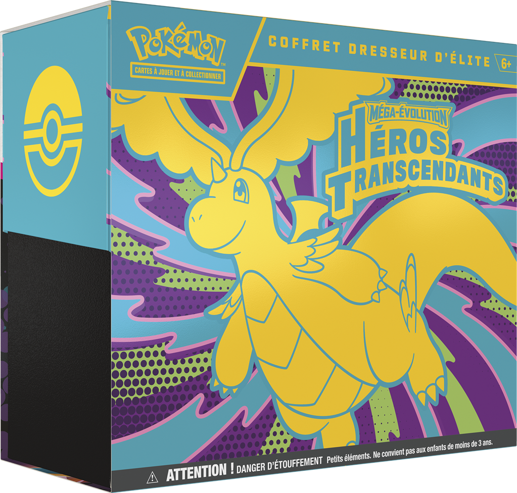 Pokémon – Coffret Dresseur d’Élite ME02.5 : Héros Transcendants – Méga-Dracolosse ex
