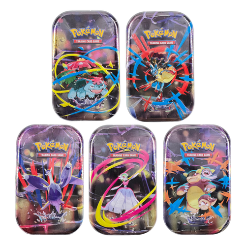 Art Set Pokémon ME01 Méga-Héroïsme – les cinq Mini Tins françaises réunies