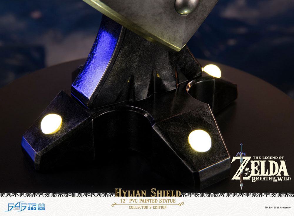 The Legend of Zelda Breath of the Wild - Réplique LED et PVC Bouclier Hylien (29 cm)